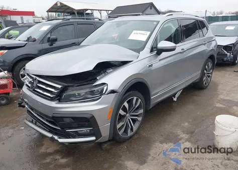 2021 Volkswagen Tiguan 2.0T Sel Premium R-Line из США, поврежденный, VIN 3VV4B7AX1MM129563